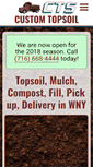 Mobile Screenshot of customtopsoil.com